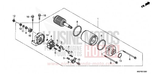 DEMARREUR CBR1000RRC de 2012